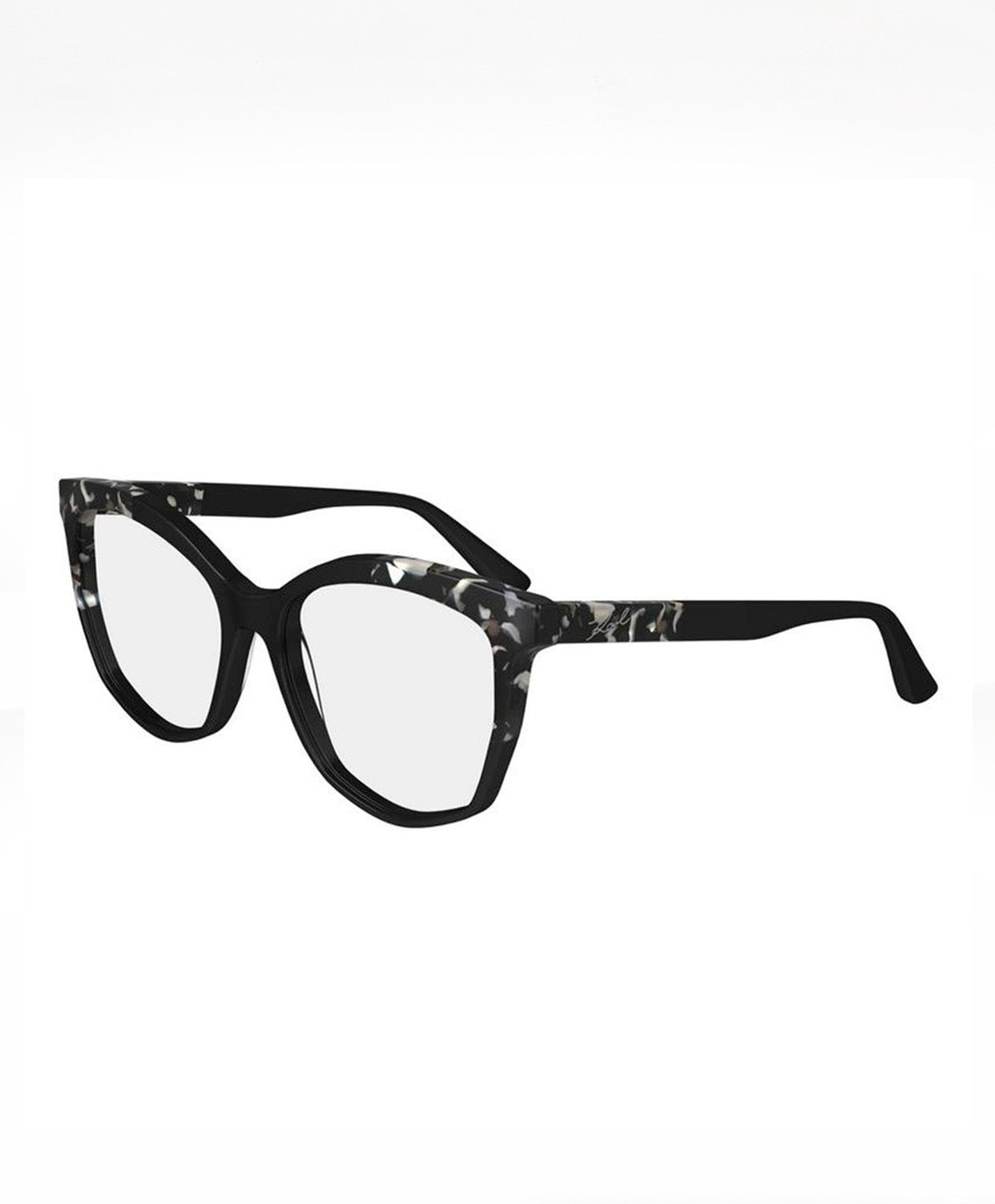 Karl Lagerfeld Montura negra con blanco KL6154
