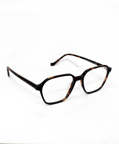 Lentes de acetato delgado en forma diamante cuadrado