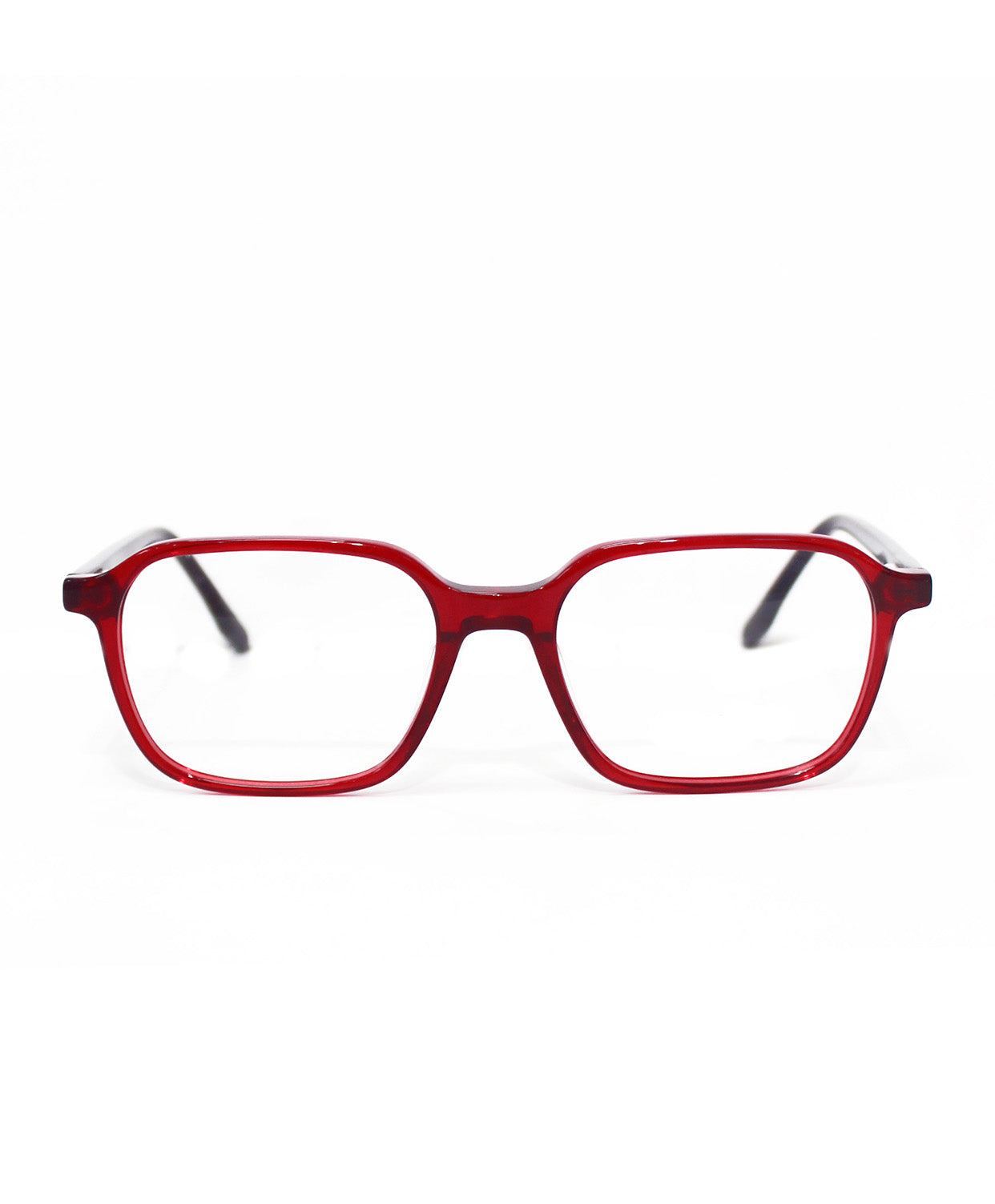 Lentes cuadrados livianos en acetato