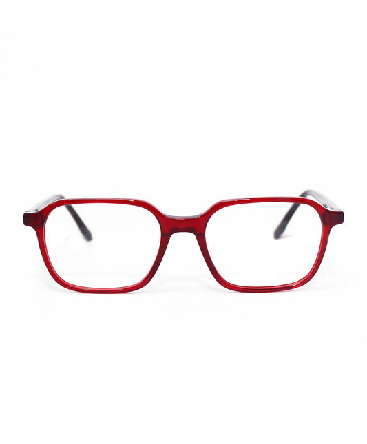 Lentes cuadrados livianos en acetato