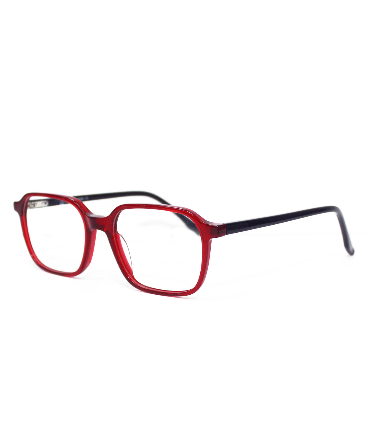 Lentes cuadrados livianos en acetato