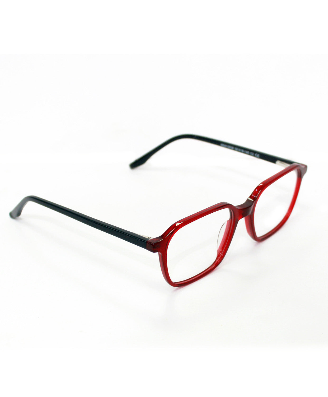 Lentes cuadrados livianos en acetato