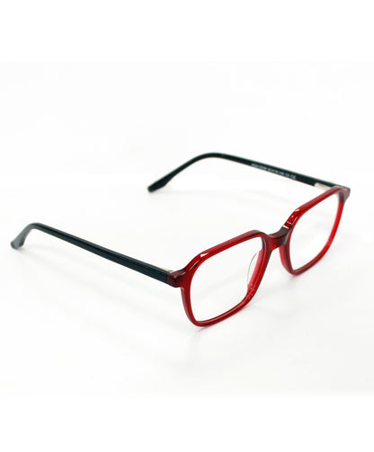 Lentes cuadrados livianos en acetato