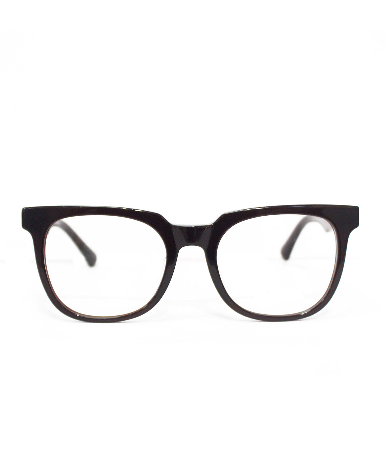 Lentes redondos semi cuadrados en acetato