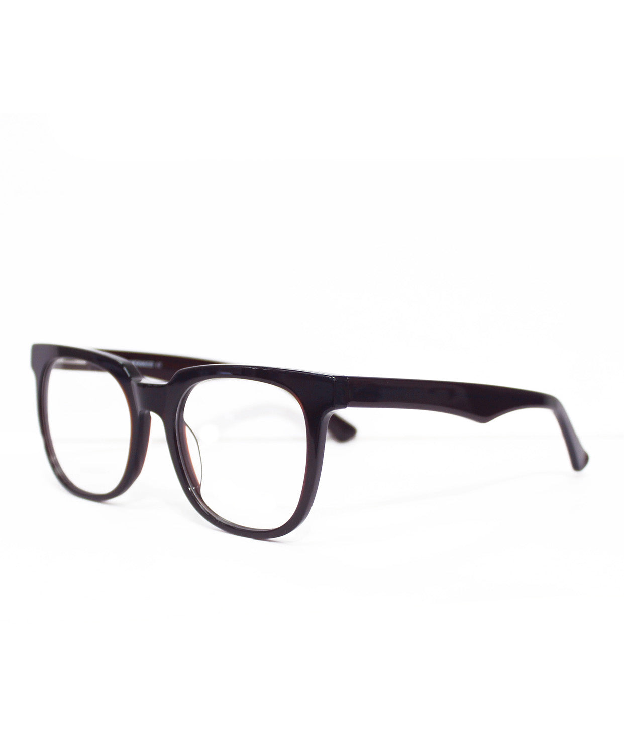 Lentes redondos semi cuadrados en acetato
