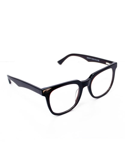 Lentes redondos semi cuadrados en acetato