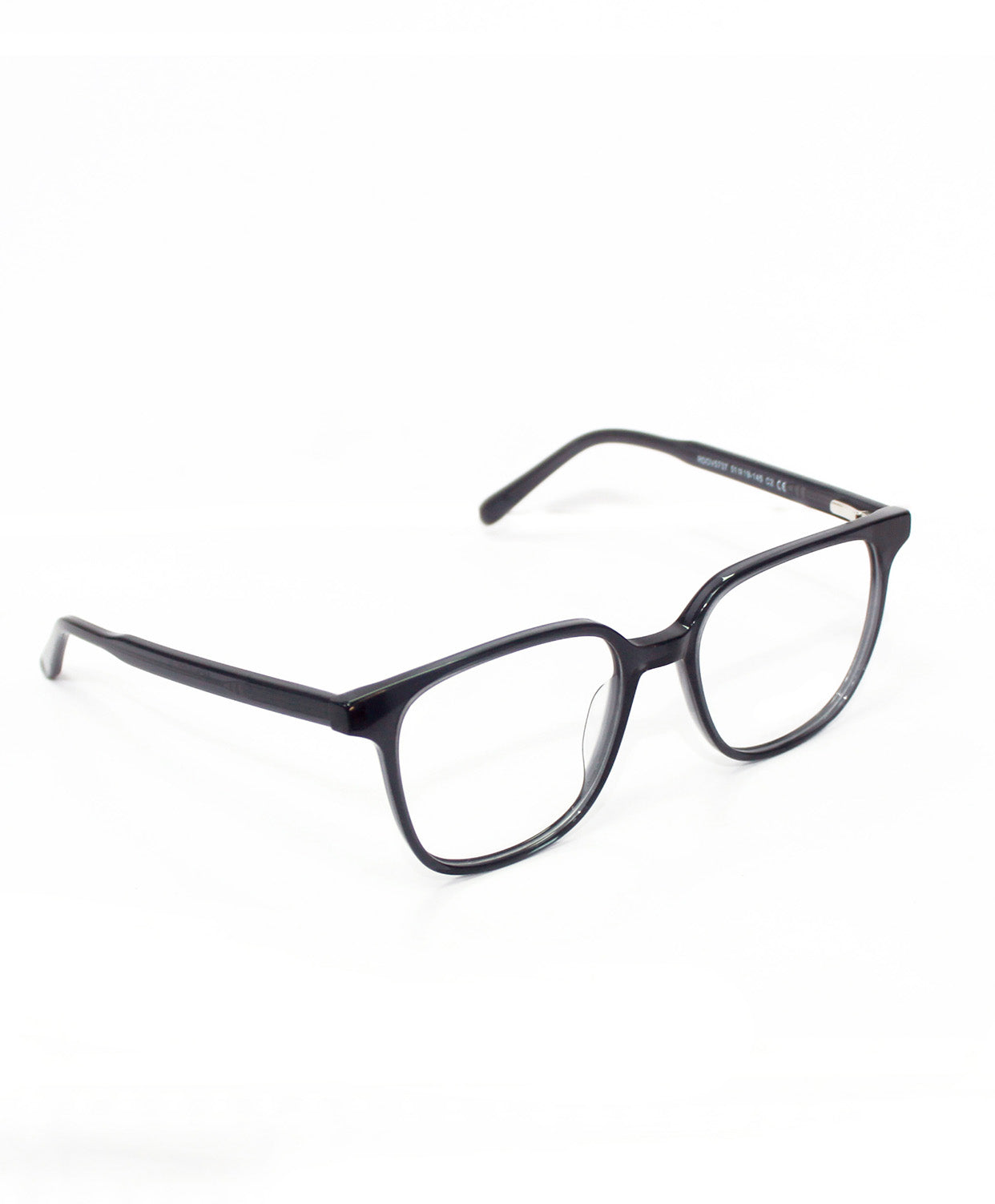 Lentes cuadrados delgados en acetato
