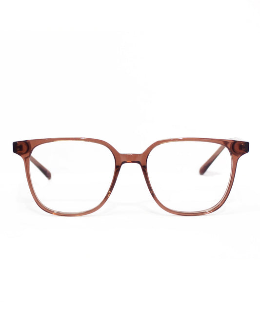 Lentes cuadrados delgados en acetato