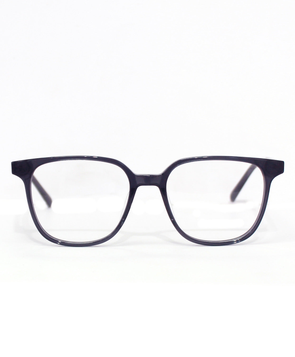 Lentes cuadrados delgados en acetato