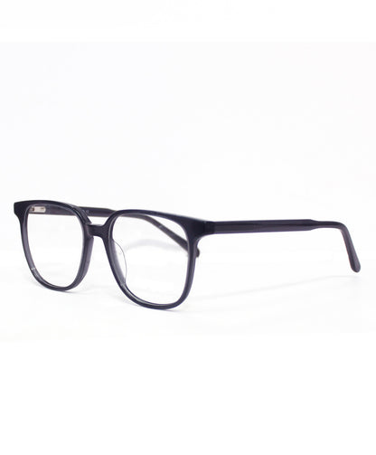 Lentes cuadrados delgados en acetato