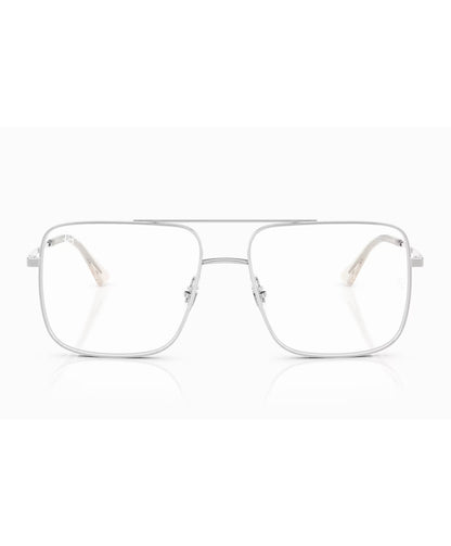 Ray Ban lentes cuadrados de metal plata