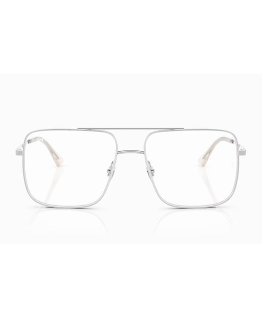 Ray Ban lentes cuadrados de metal plata