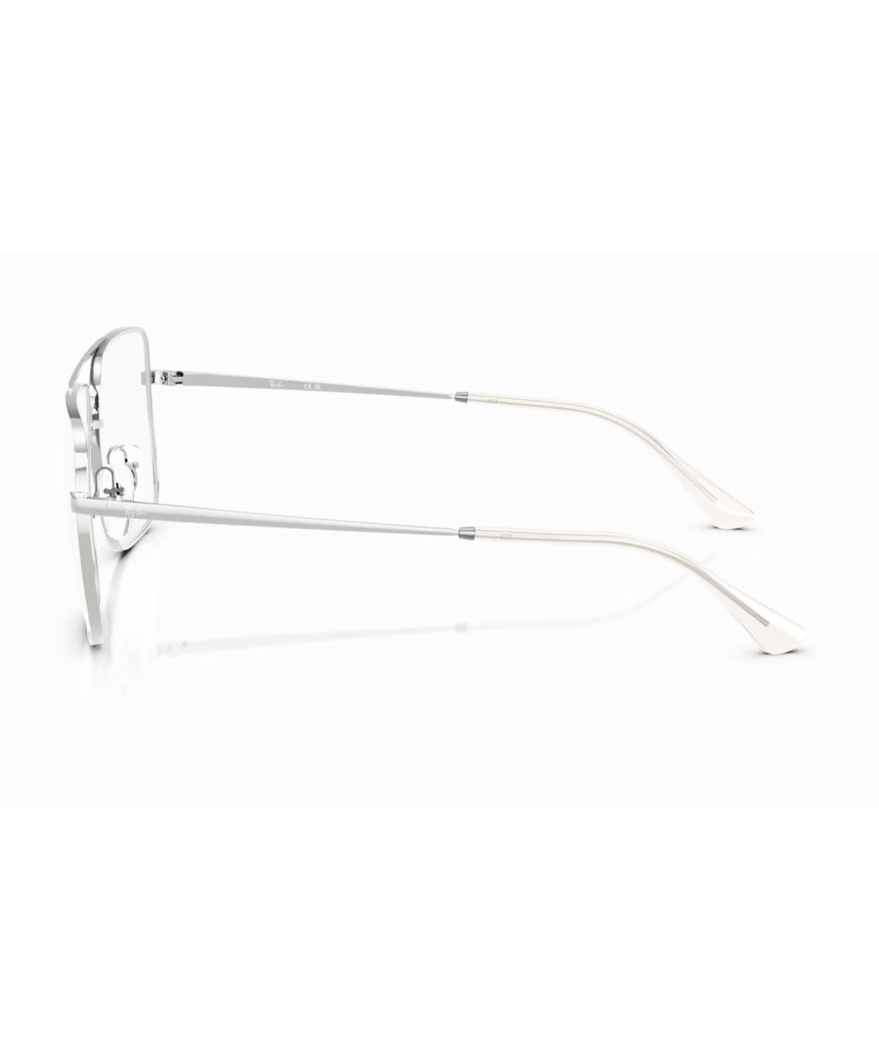 Ray Ban lentes cuadrados de metal plata