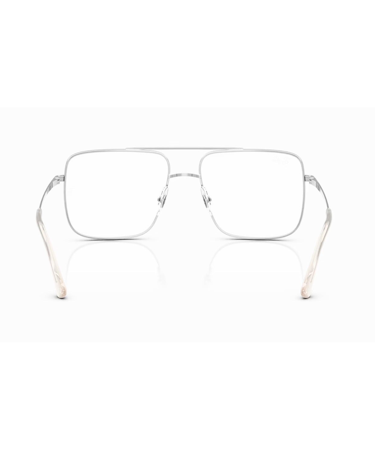Ray Ban lentes cuadrados de metal plata