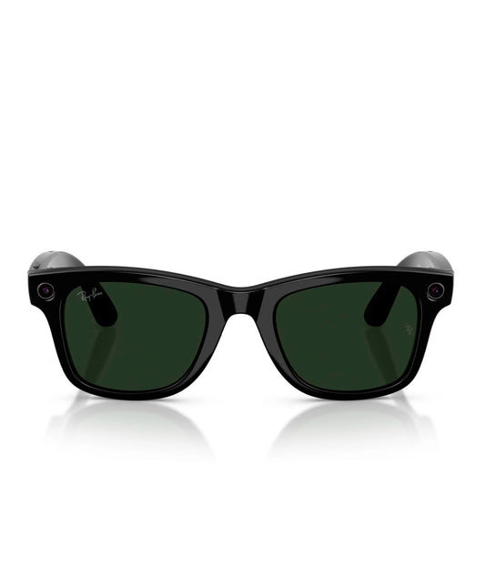Ray-Ban Meta Wayfarer RW4012 (Gen 2) Shiny black con lunas G15 (color verde clásico)