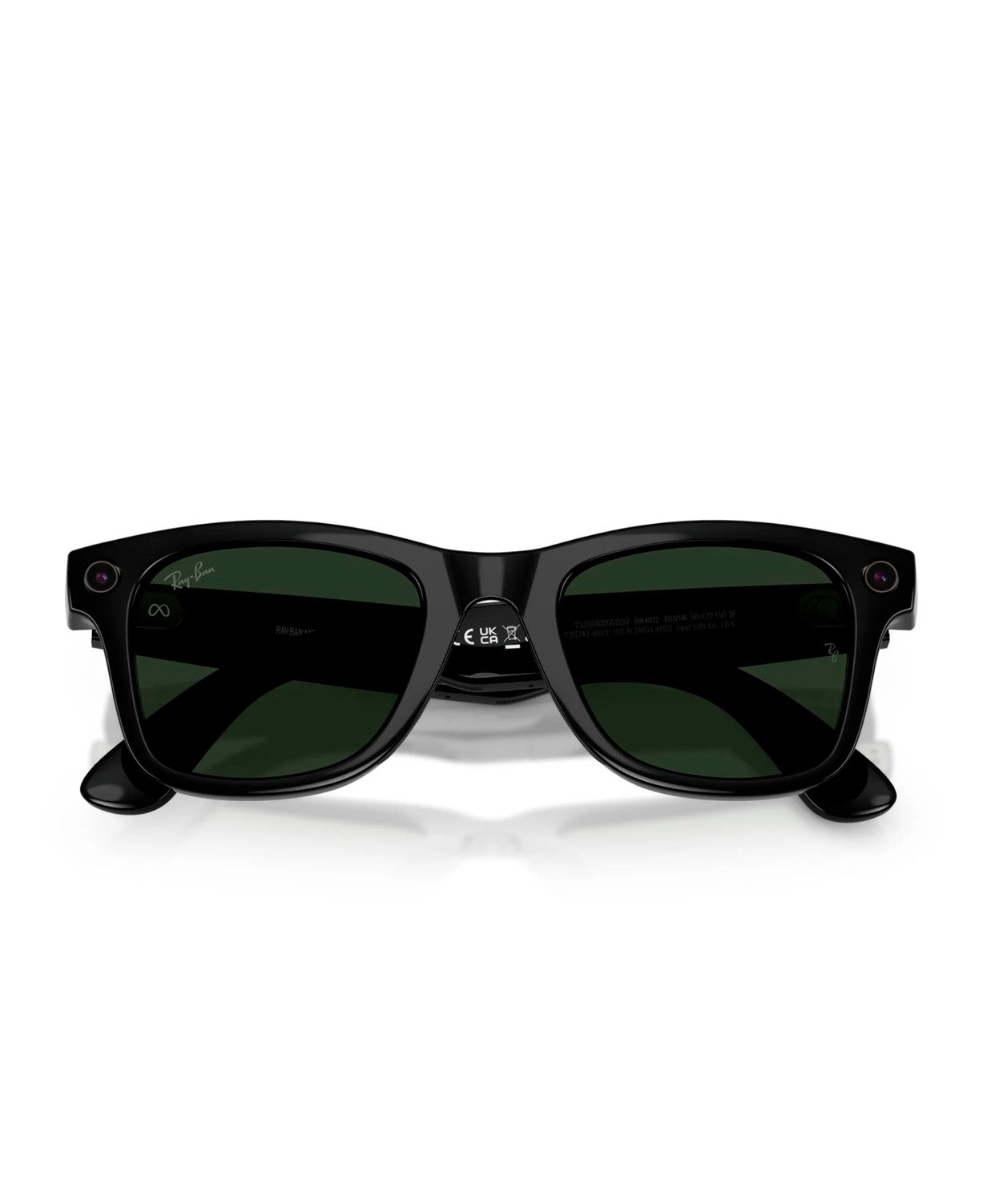 Ray-Ban Meta Wayfarer RW4012 (Gen 2) Shiny black con lunas G15 (color verde clásico)