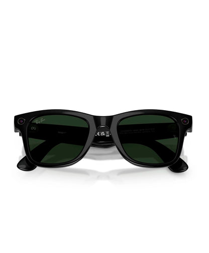 Ray-Ban Meta Wayfarer RW4012 (Gen 2) Shiny black con lunas G15 (color verde clásico)