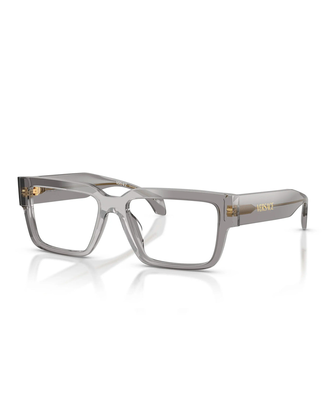 VERSACE Montura Gris transparente 3374U