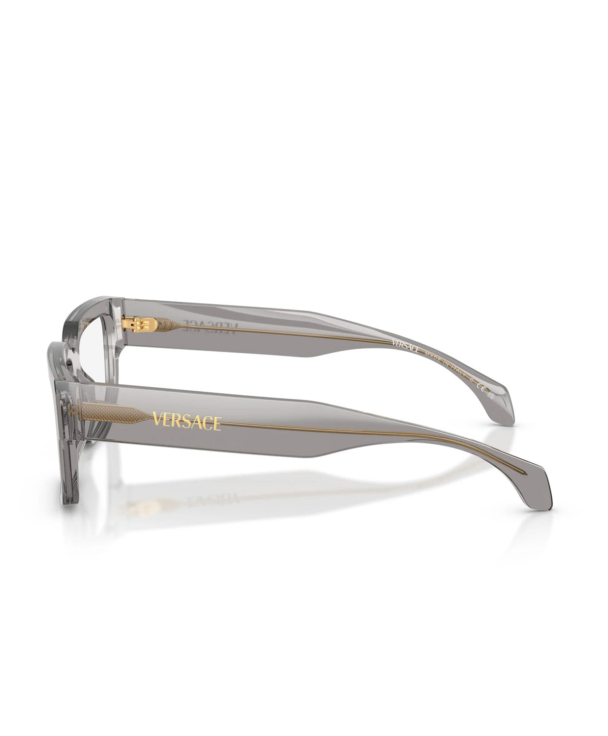 VERSACE Montura Gris transparente 3374U