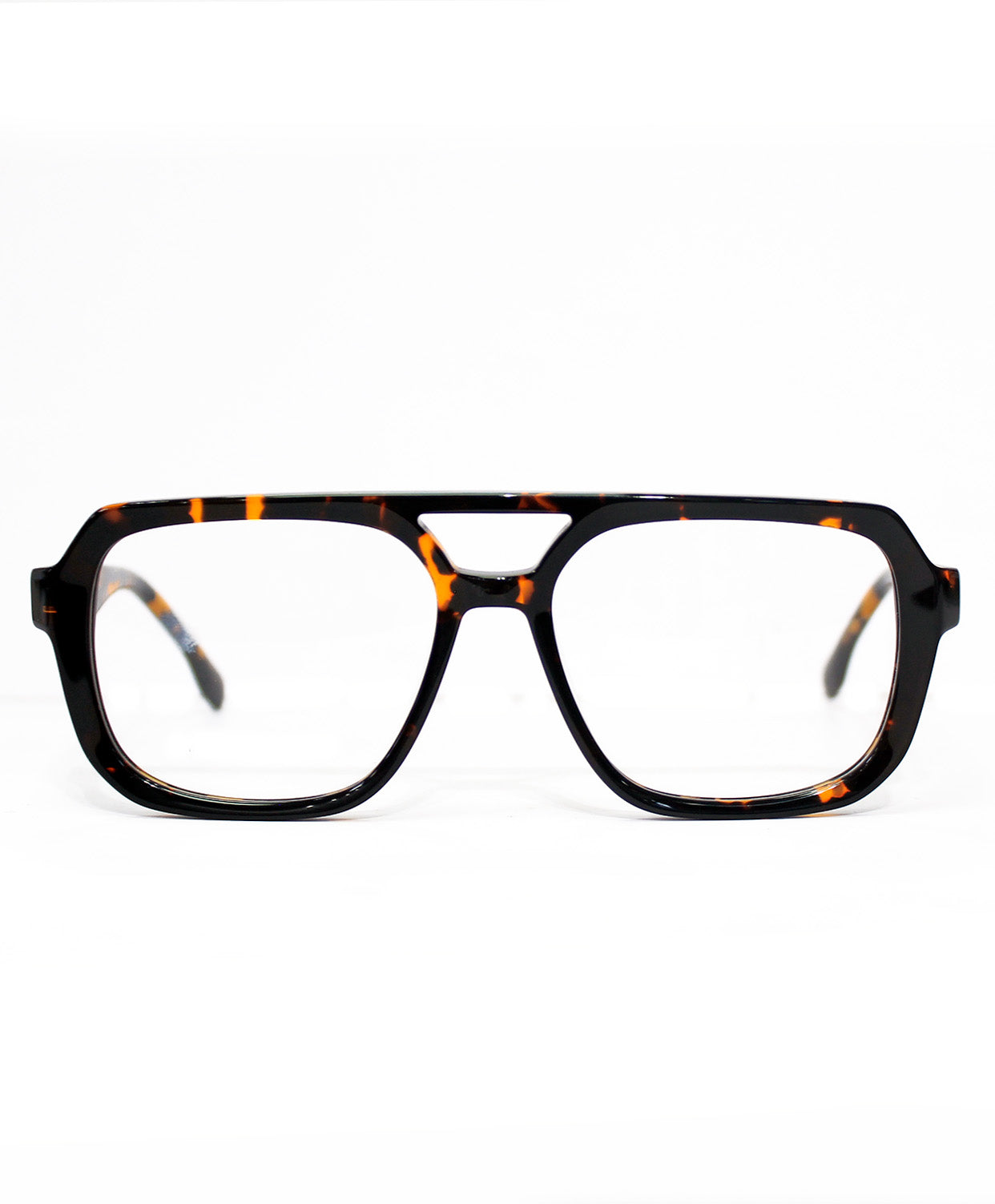 Lentes de acetato, cuadrado, aviador grande, animal print.